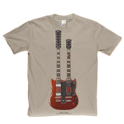 Jimmy Page Gibson Doubleneck T-Shirt