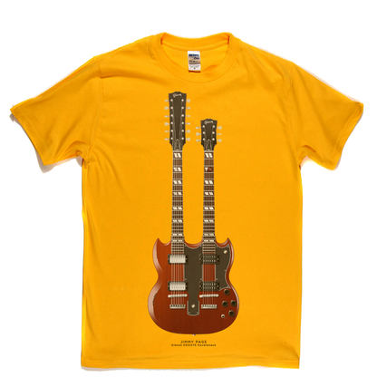 Jimmy Page Gibson Doubleneck T-Shirt