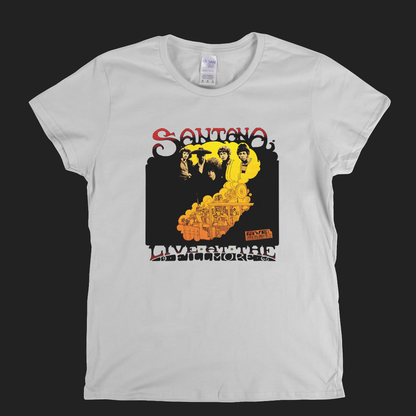 Santana Live At The Fillmore 1968 Womens T-Shirt