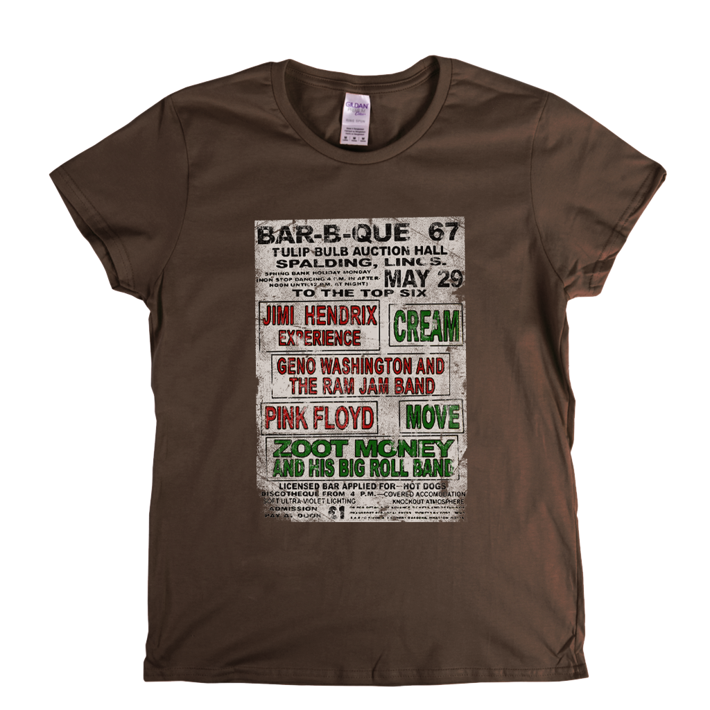 Bar B Que 67 Spalding Festival Poster Womens T-Shirt