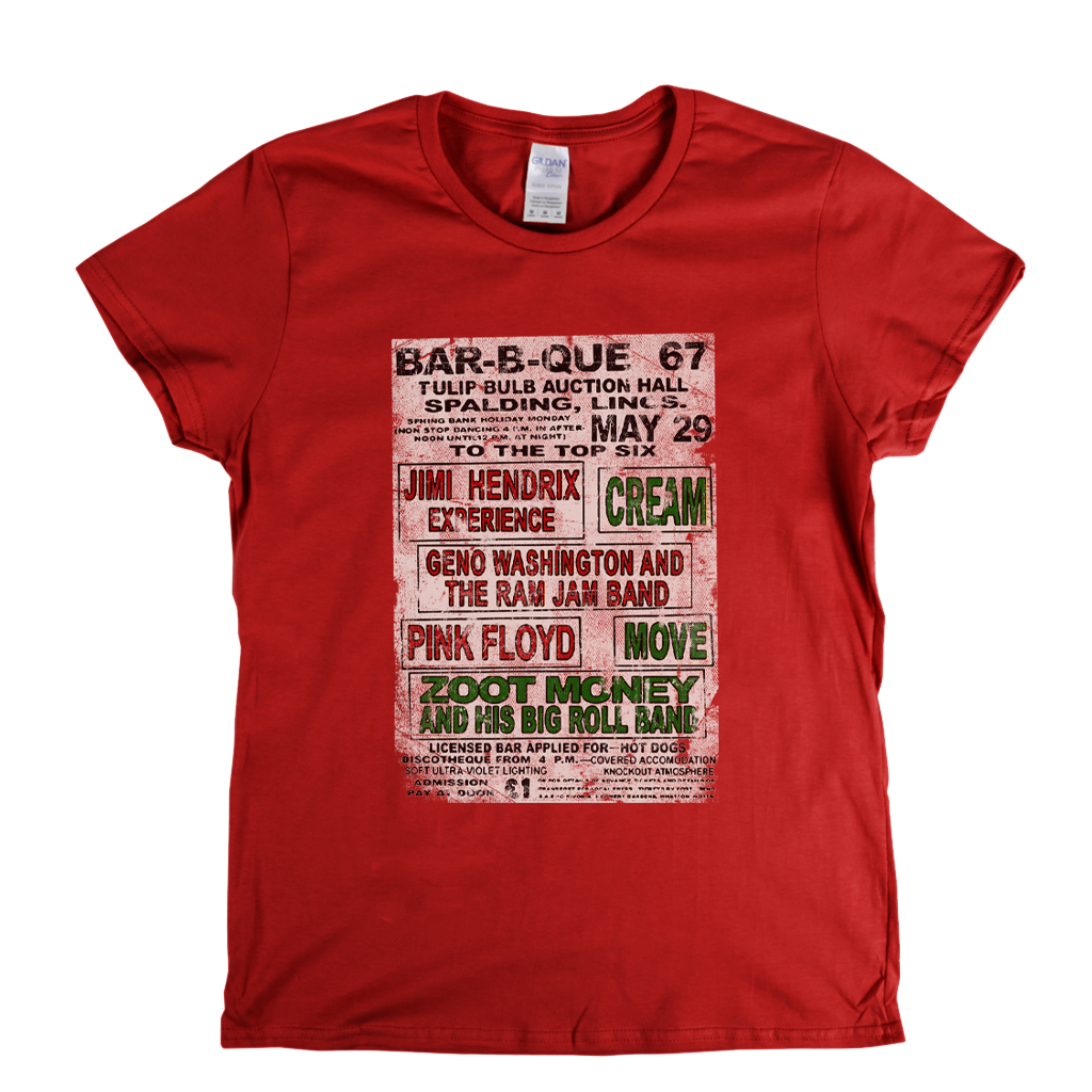 Bar B Que 67 Spalding Festival Poster Womens T-Shirt