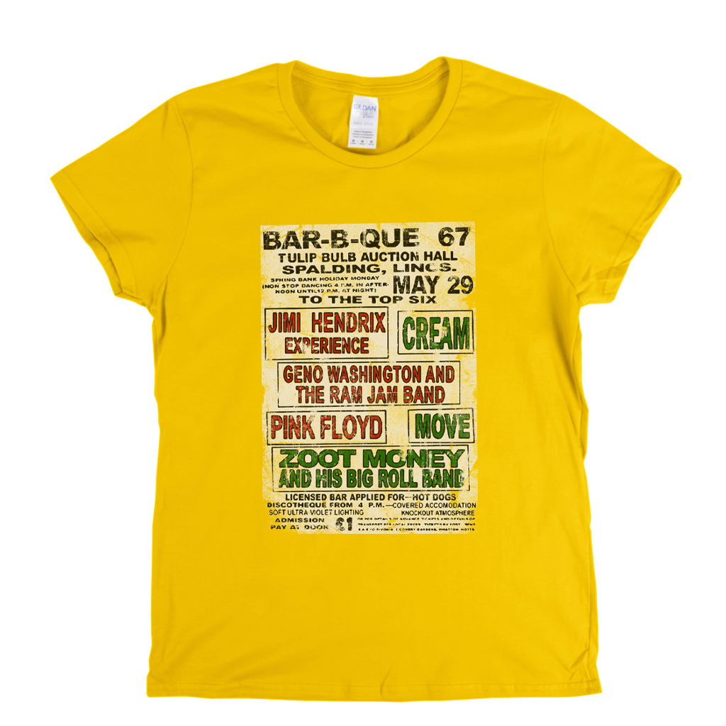 Bar B Que 67 Spalding Festival Poster Womens T-Shirt