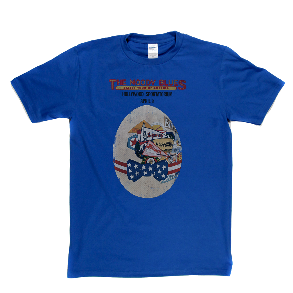 The Moody Blues Easter Tour Of America Poster T-Shirt