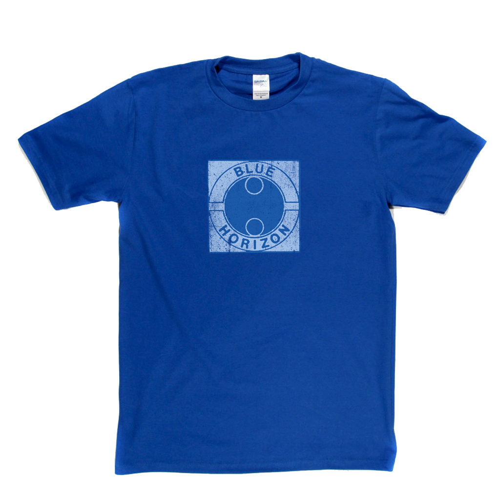 Blue Horizon Label Logo T-Shirt