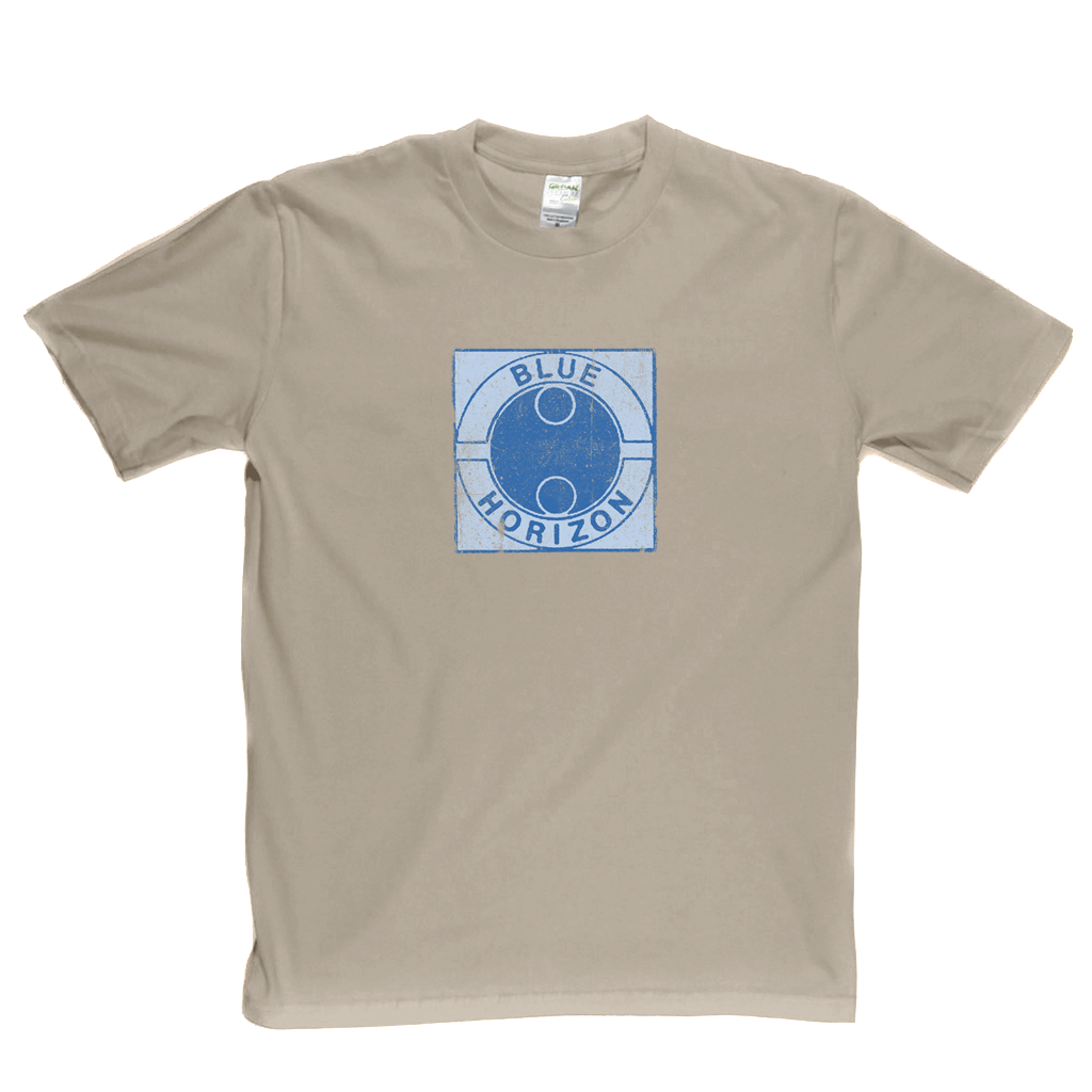 Blue Horizon Label Logo T-Shirt