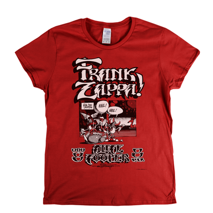 Frank Zappa Alice Cooper Poster Womens T-Shirt