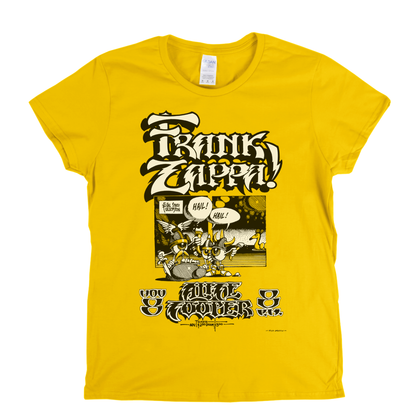 Frank Zappa Alice Cooper Poster Womens T-Shirt