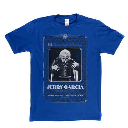 Jerry Garcia Acoustic & Electric Poster T-Shirt