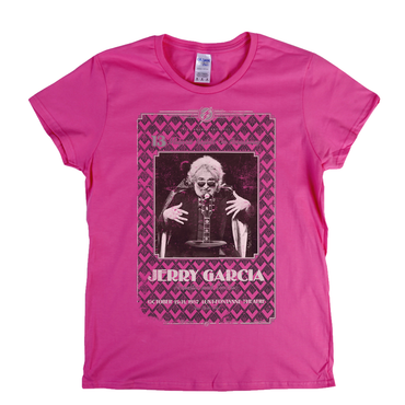 Jerry Garcia Acoustic & Electric Poster Womens T-Shirt