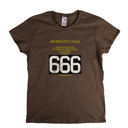 Aphrodites Child 666 Womens T-Shirt