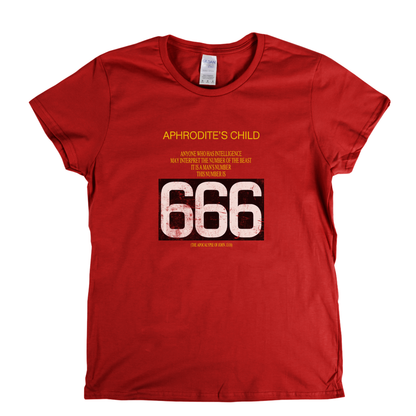 Aphrodites Child 666 Womens T-Shirt