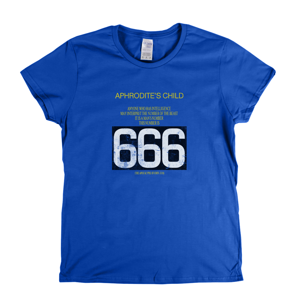 Aphrodites Child 666 Womens T-Shirt