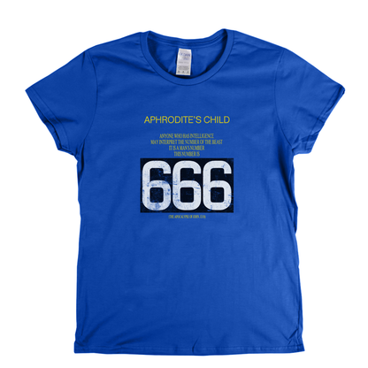 Aphrodites Child 666 Womens T-Shirt