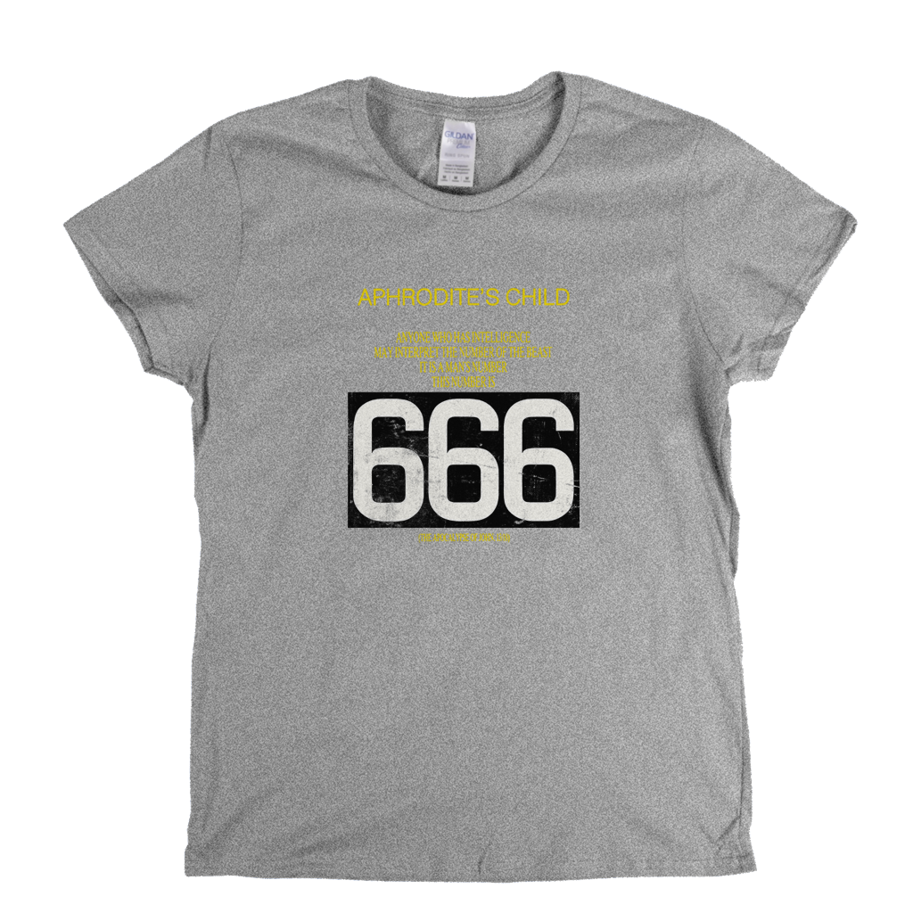 Aphrodites Child 666 Womens T-Shirt