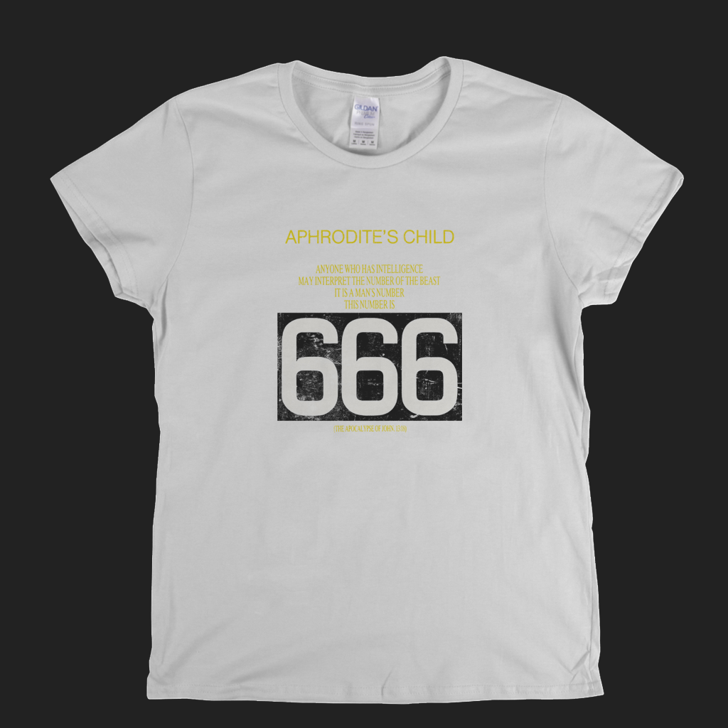 Aphrodites Child 666 Womens T-Shirt