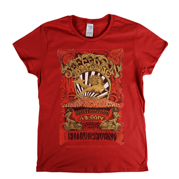 Jefferson Airplane Fillmore West Poster Womens T-Shirt