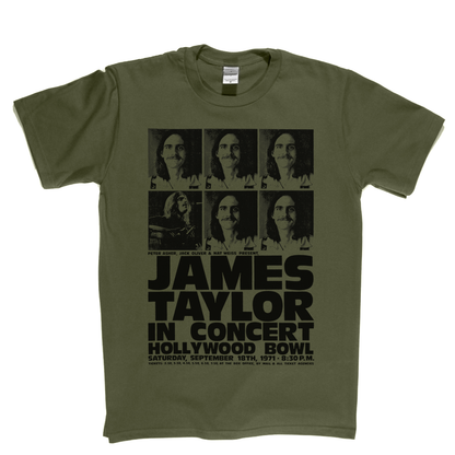 James Taylor Hollywood Bowl Poster T-Shirt