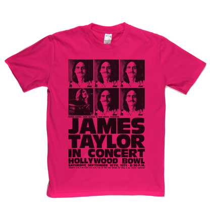 James Taylor Hollywood Bowl Poster T-Shirt