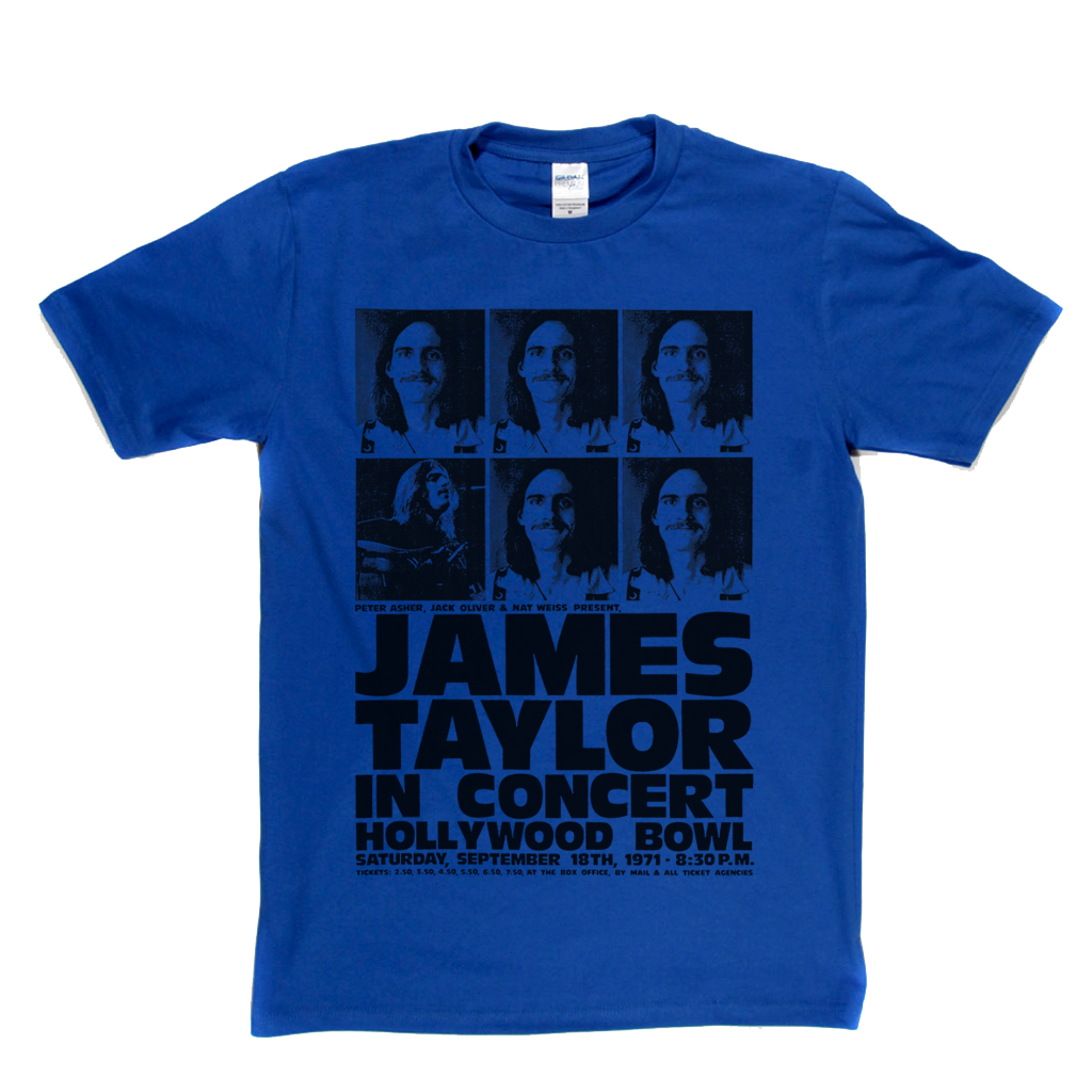 james taylor concert t shirts