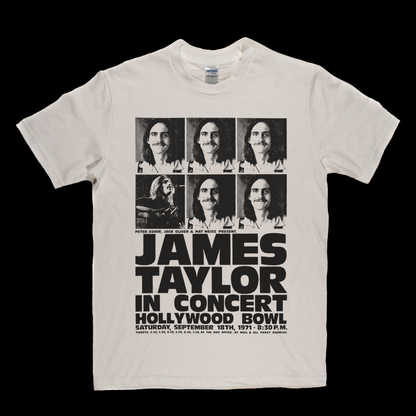 James Taylor Hollywood Bowl Poster T-Shirt