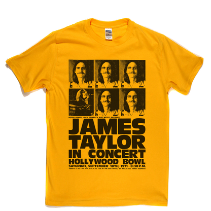 James Taylor Hollywood Bowl Poster T-Shirt