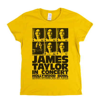 James Taylor Hollywood Bowl Poster Womens T-Shirt