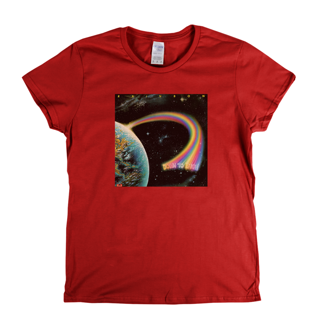 Rainbow Down To Earth Womens T-Shirt