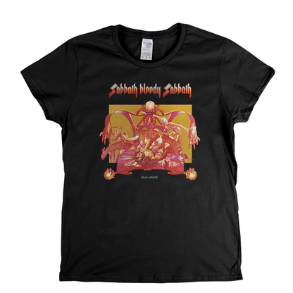 Sabbath Bloody Sabbath Front Cover Womens T-Shirt