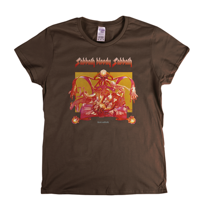 Sabbath Bloody Sabbath Front Cover Womens T-Shirt