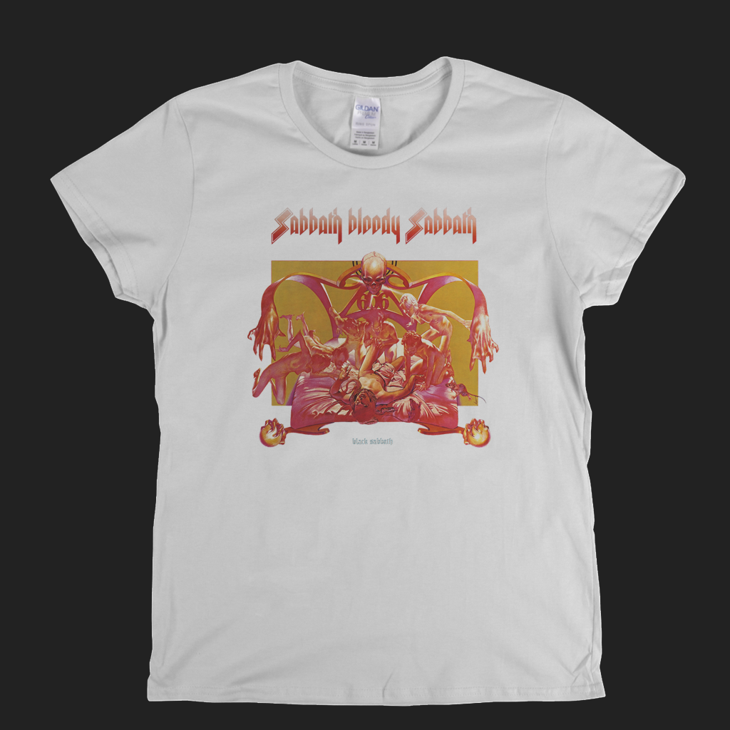 Sabbath Bloody Sabbath Front Cover Womens T-Shirt