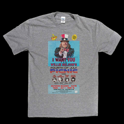 Willie Nelsons Picnic Poster T-Shirt