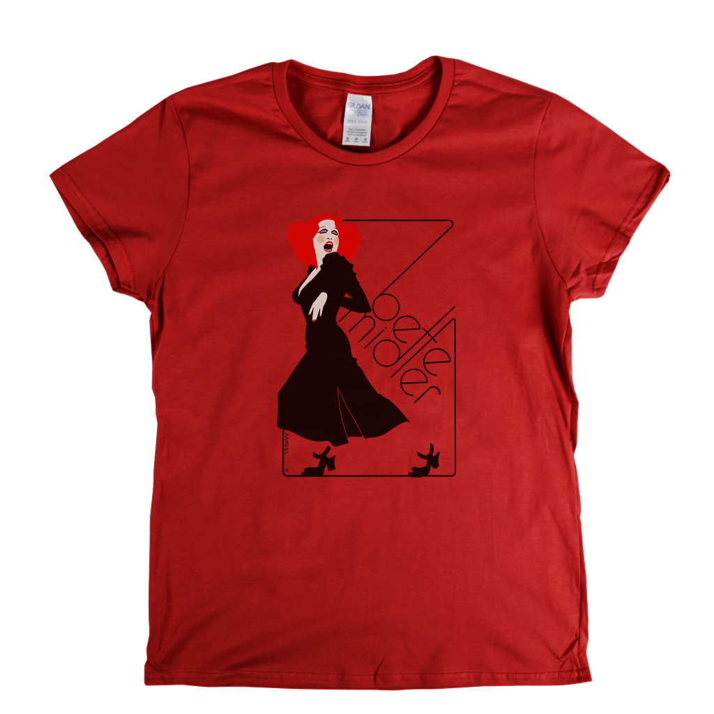 Bette Midler Womens T-Shirt