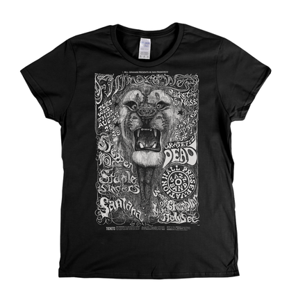 Grateful Dead Lion Poster Womens T-Shirt