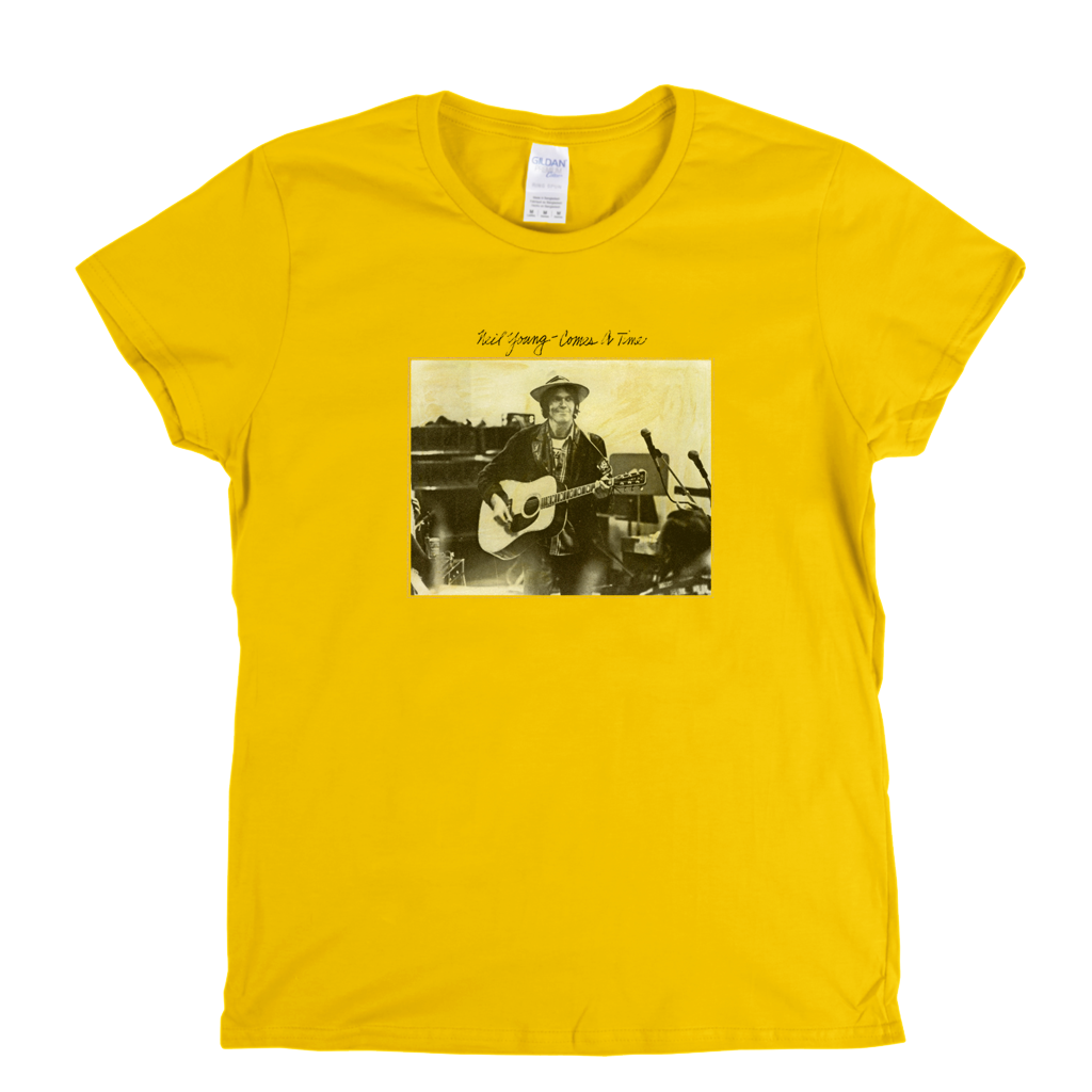 Neil Young Comes A Time Womens T-Shirt