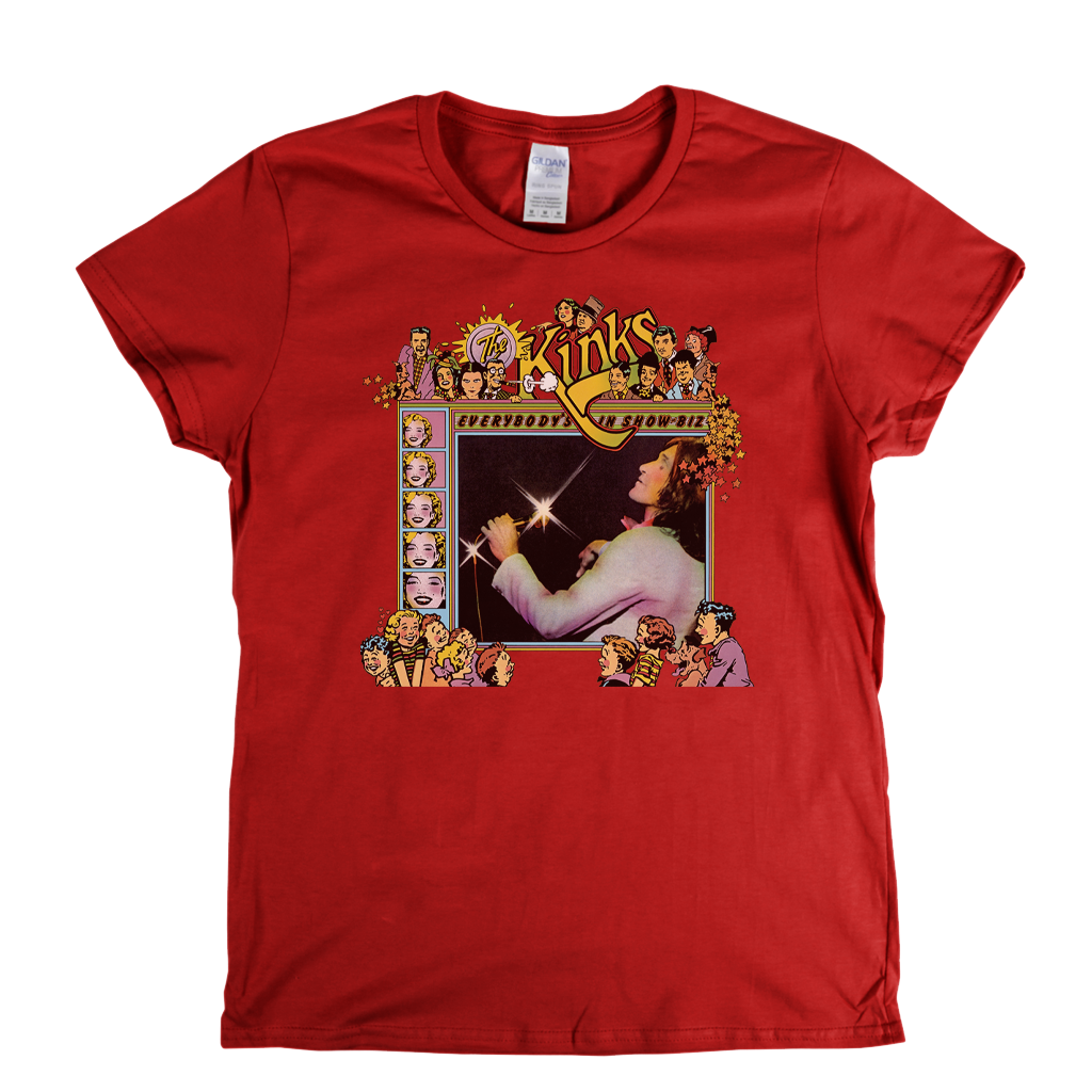 Kinks Everybodys In Show Biz Womens T-Shirt