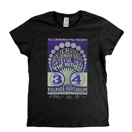 Fillmore Auditorium Poster Womens T-Shirt