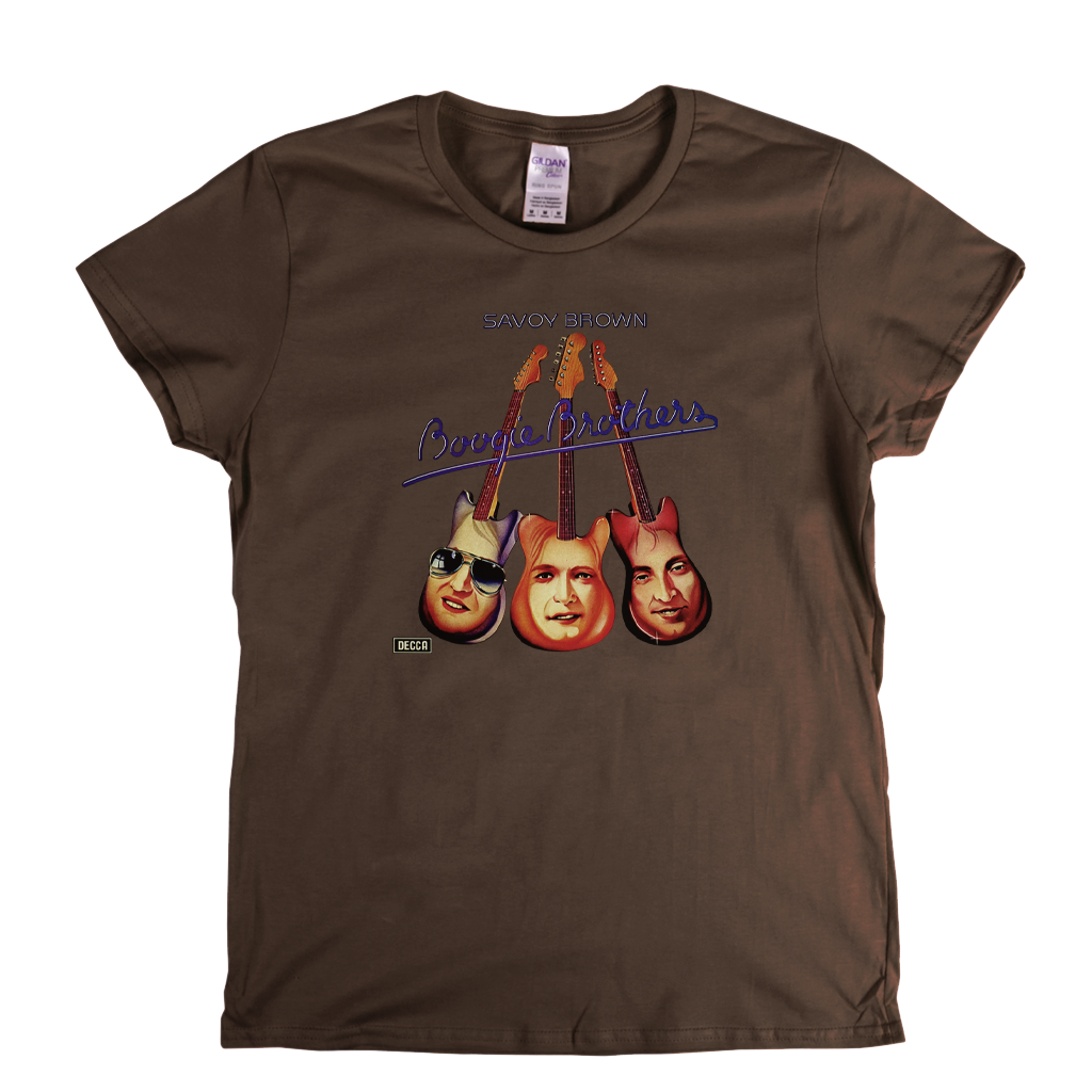 Savoy Brown Boogie Brothers Womens T-Shirt