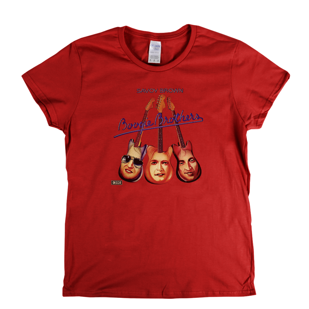 Savoy Brown Boogie Brothers Womens T-Shirt