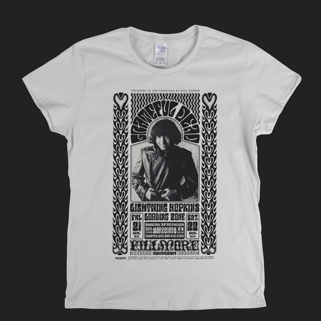 Grateful Dead Filmore Poster Womens T-Shirt