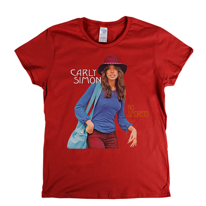 Carly Simon No Secrets Womens T-Shirt