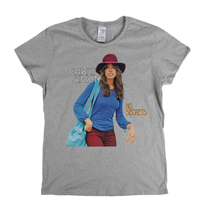 Carly Simon No Secrets Womens T-Shirt