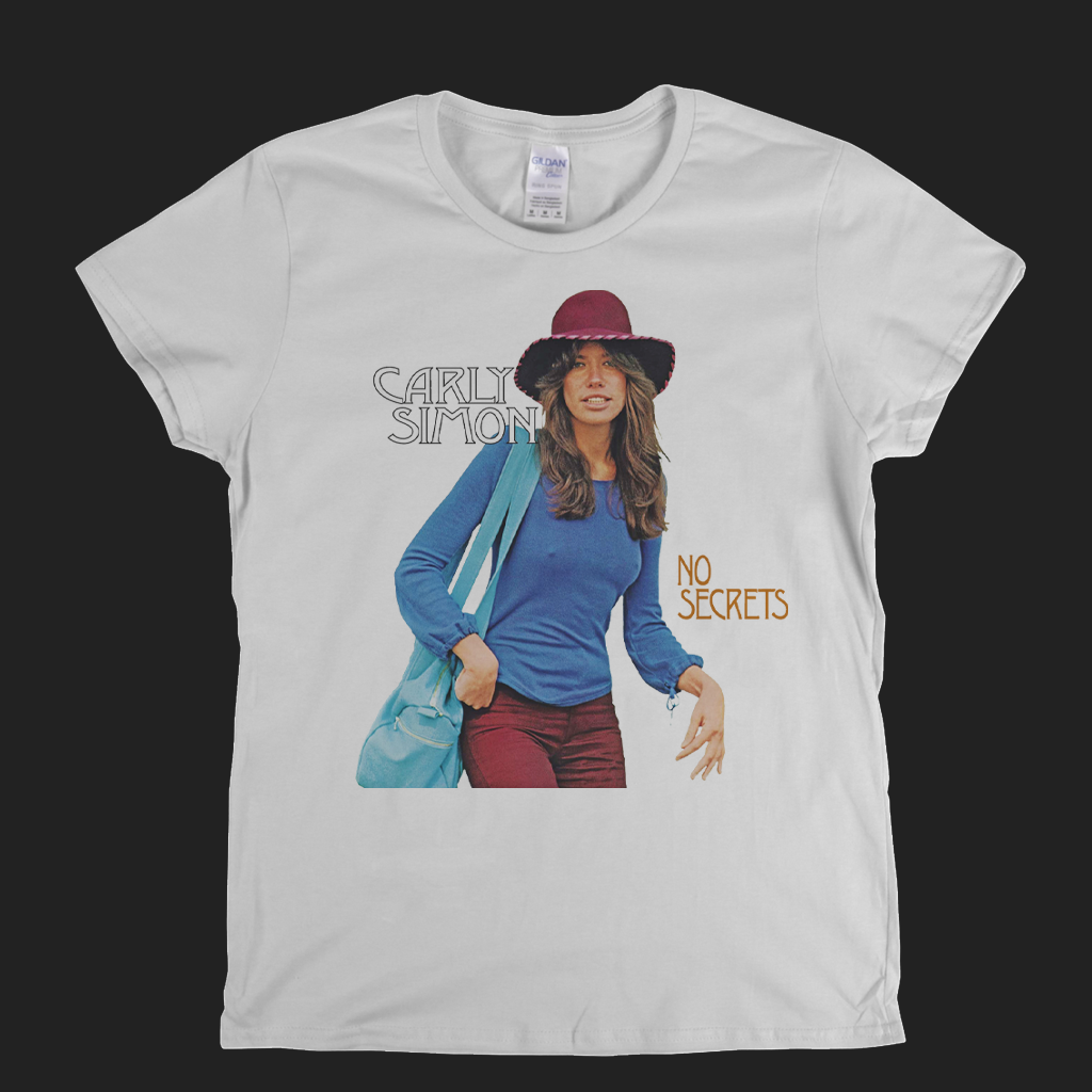 Carly Simon No Secrets Womens T-Shirt