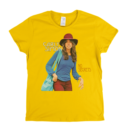 Carly Simon No Secrets Womens T-Shirt