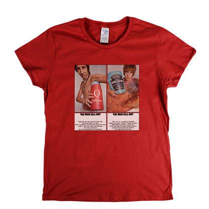 The Who Sell Out Front Only Womens T-Shirt