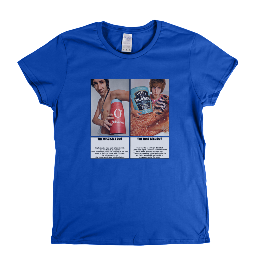 The Who Sell Out Front Only Womens T-Shirt