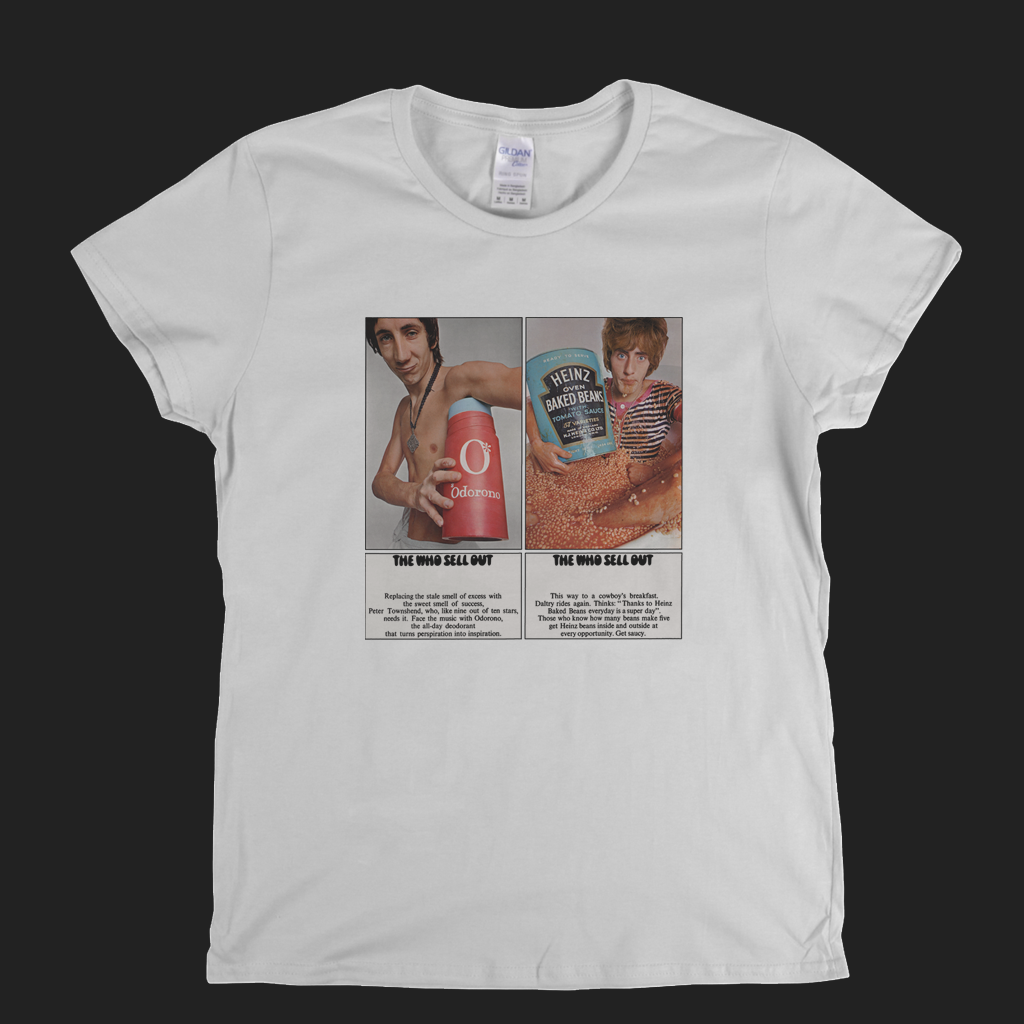 The Who Sell Out Front Only Womens T-Shirt