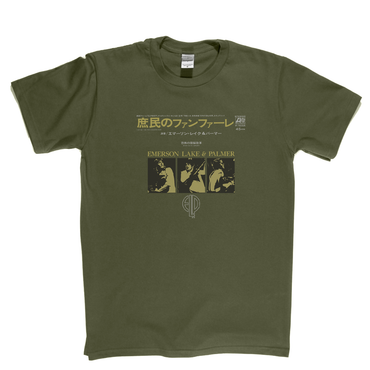 Emerson Lake And Palmer E L P Japanese Single T-Shirt