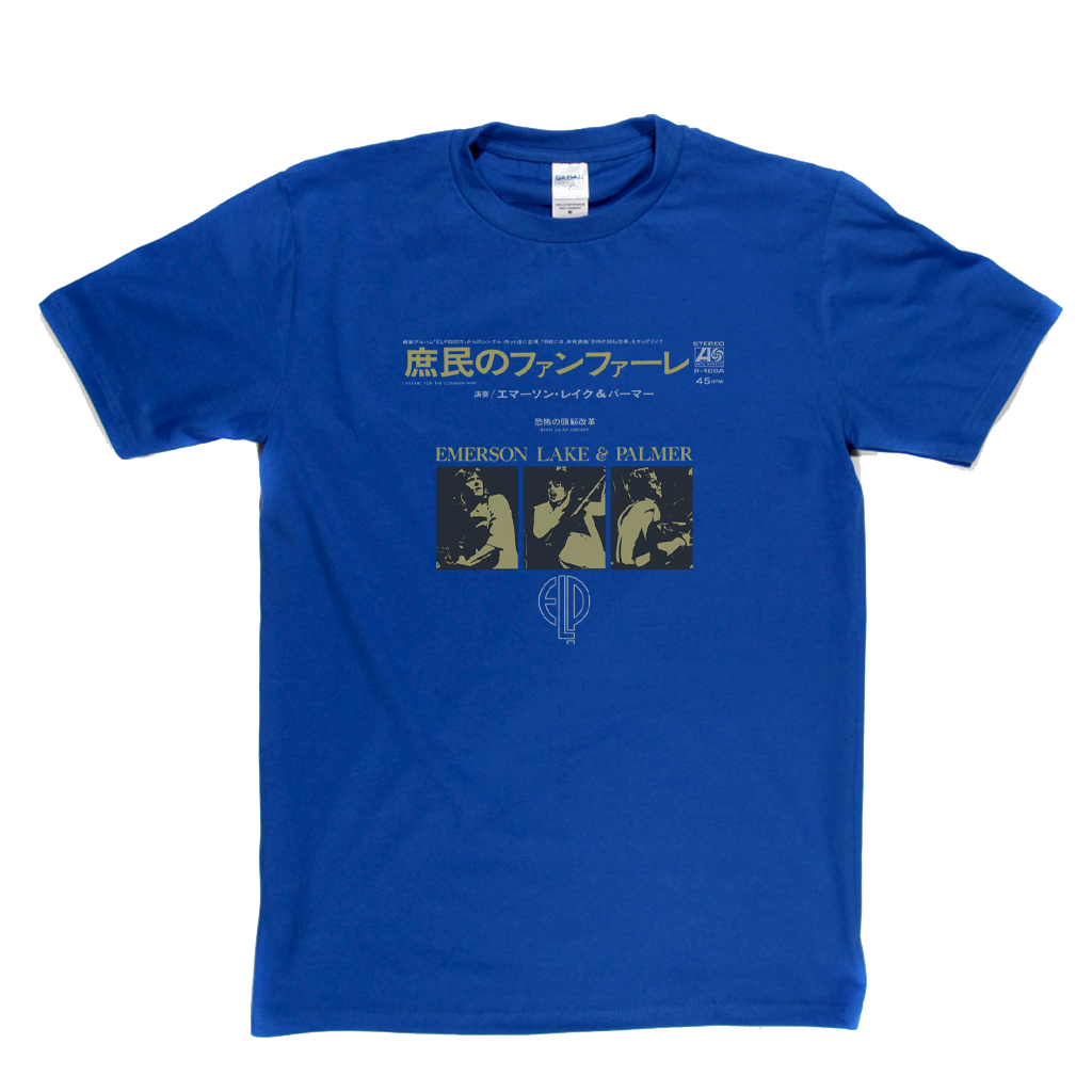 Emerson Lake And Palmer E L P Japanese Single T-Shirt