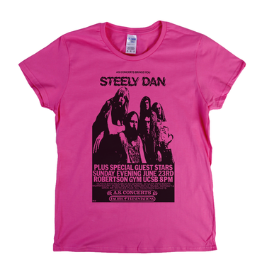 Steely Dan Concert Poster Womens T-Shirt