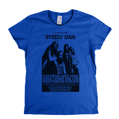 Steely Dan Concert Poster Womens T-Shirt